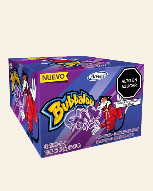 Bubbaloo Mora caja