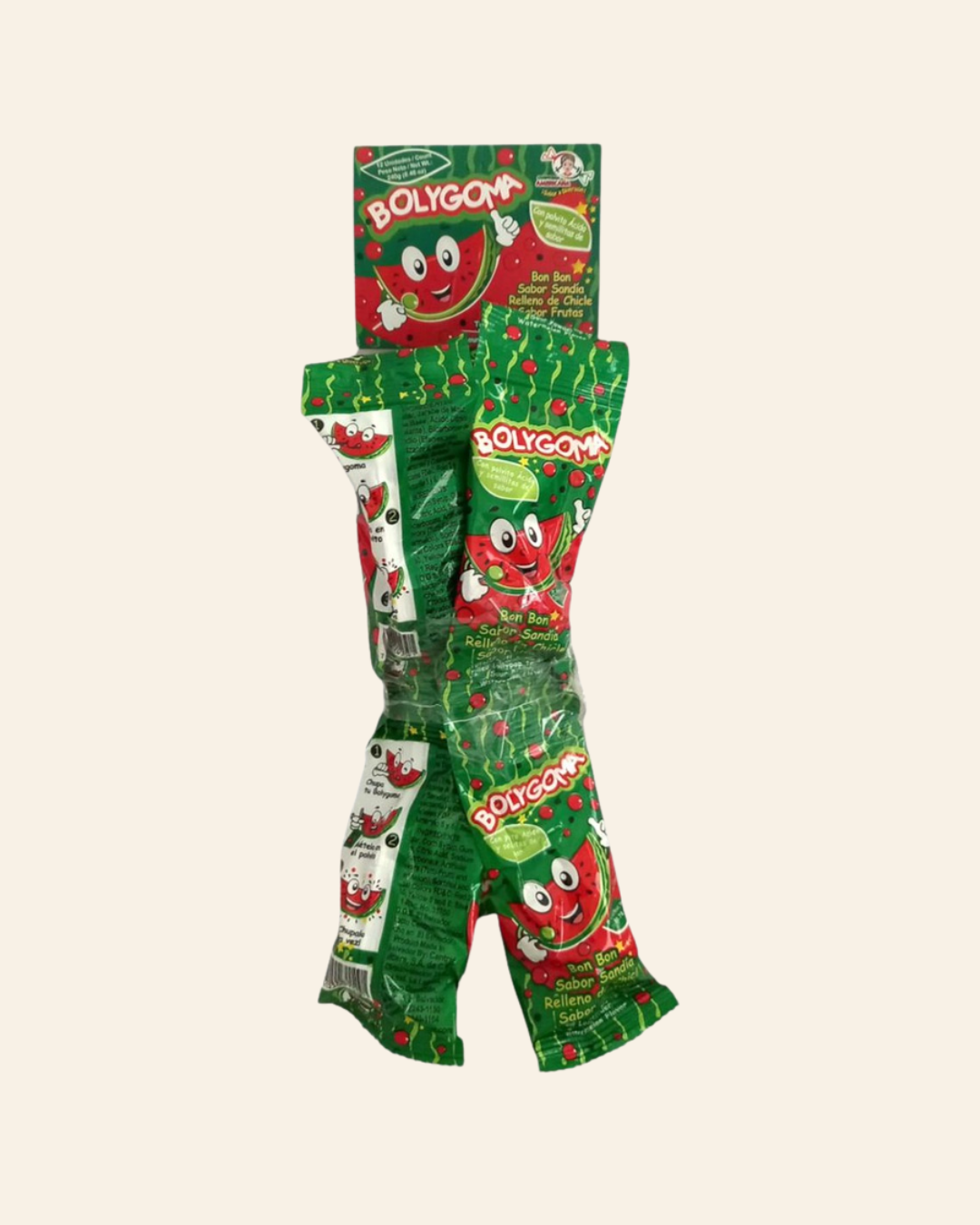 Bombón con azúcar Sandia unidad