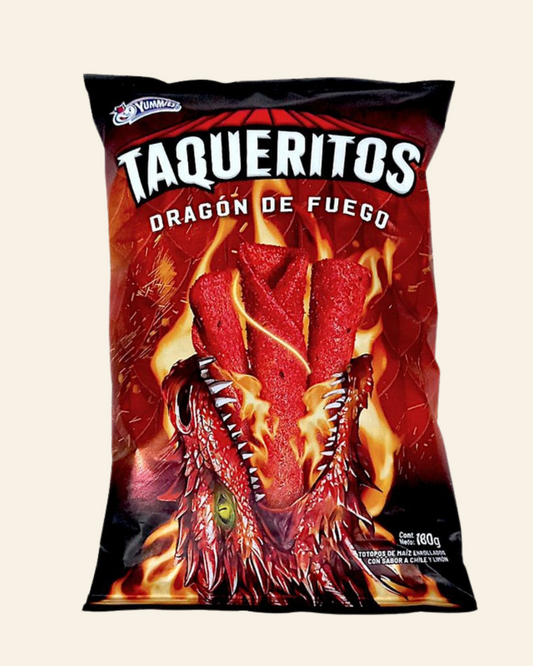 Taqueritos dragón fuego familiar